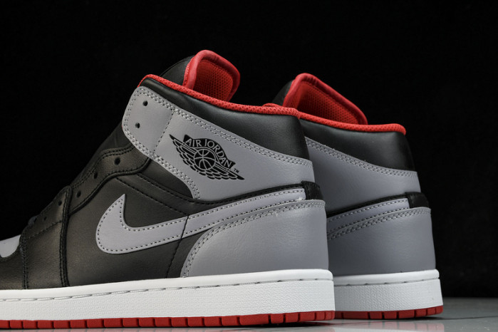 jordan 1 mid bred shadow - dq8426-006