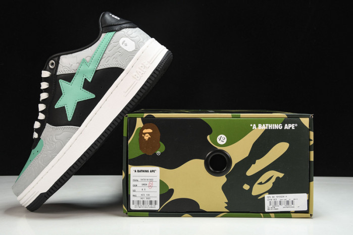 a bathing ape bape sta low copshoe bp-046