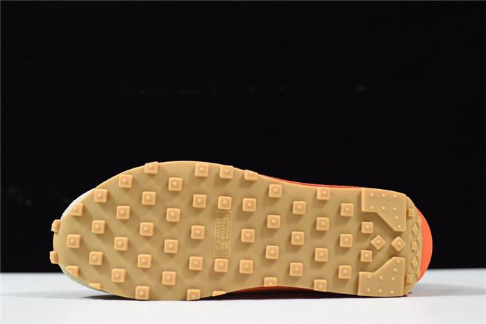 nike ldwaffle clot sacai net orange blaze - dh1347-100