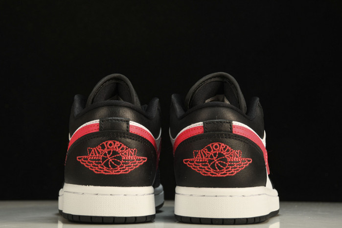 jordan 1 low black siren red (w) - dc0774-004