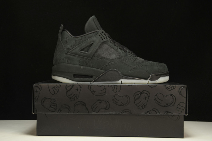 nike air jordan 4 retro kaws black 930155 001