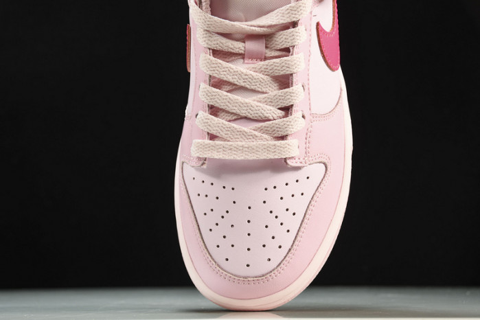 nike dunk low triple pink (ps) - dh9756-600