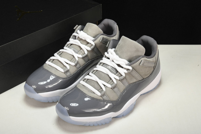 air jordan 11 low cool grey 528895-003