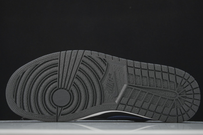 jordan 1 mid hyper royal tumbled leathe 554724-077