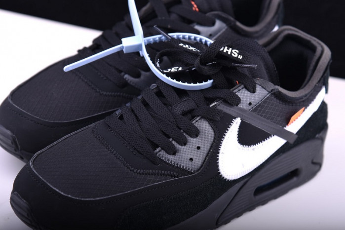 of nike air max 90 black cone white aa7293-001