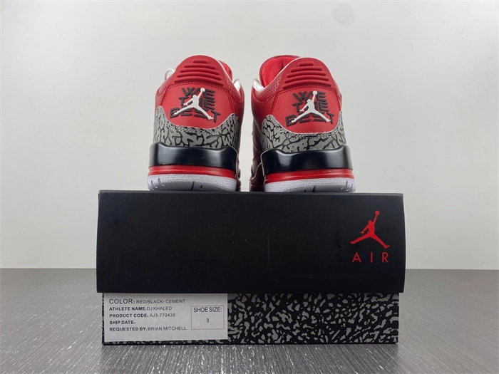 Jordan 3 Retro DJ Khaled Grateful AJ3- Sleek 3822