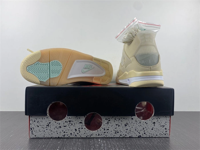 HighQuality Jordan 4 Retro Off-White Sail CV9388- 3858
