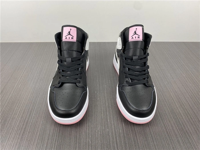 Effortless Jordan1 Mid Arctic Pink Black 555112- 3711