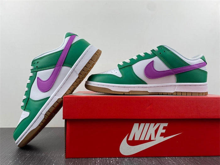 Nike Dunk Low White Stadium Green Fuchsia FD9922- DailyWear 4610