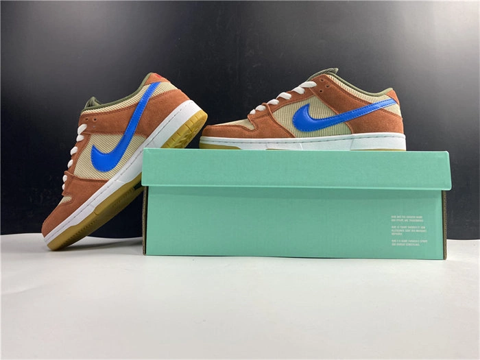 Timeless Nike SB Dunk Low Corduroy Dusty Peach BQ6817- 4916
